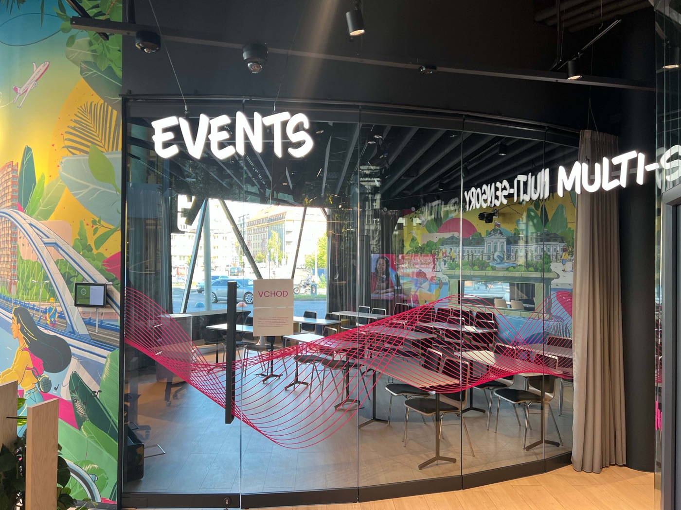 Events sála v rámci Telekom miesta